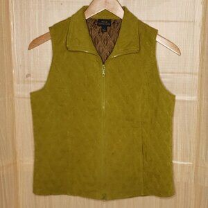 NTCO Nomadic Traders Green Quilted Vest Small